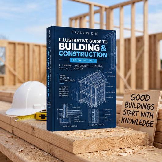 Building Construction Illustrated on a timber framing site